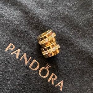 Pandora Clear Pavé Clip Charm